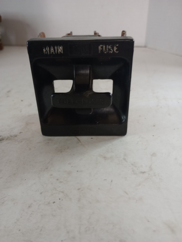 SQ D SQUARE D 60 AMP MAIN FUSE PANEL PULLOUT 33582-S , 33782