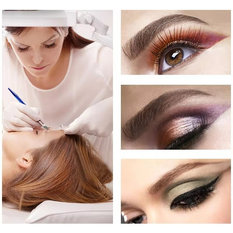 Microblading Eyebrow Needle Blade 2Rows 15Pins Permanent Makeup Embroidery Blade