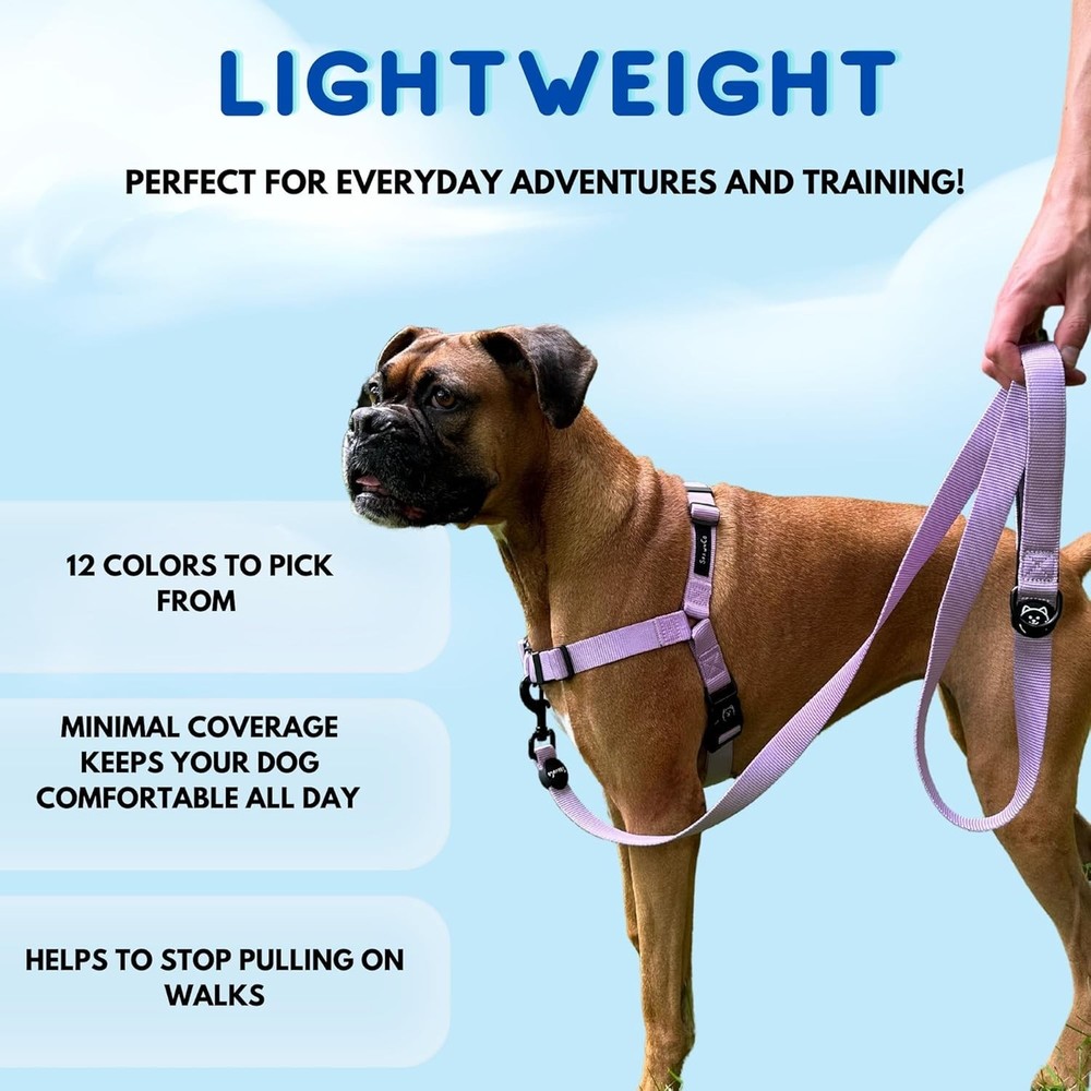 Dream Walk No-Pull Dog Harness - Adjustable, Comfortable Halter for All Breeds