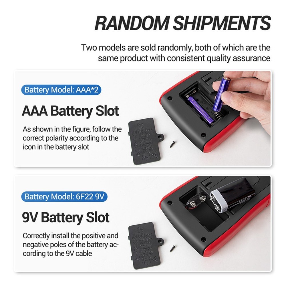DT9205A Digital Multimeter Transistor Tester Electrical NCV Test8110