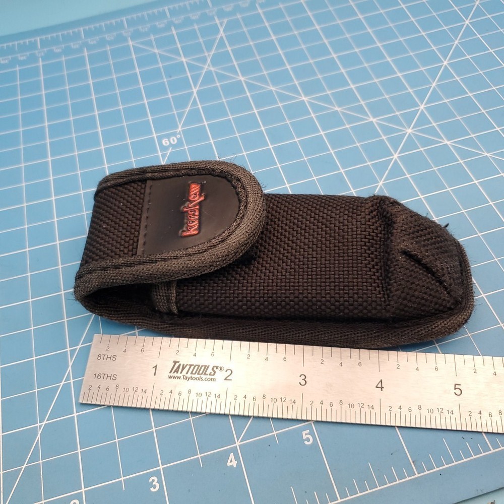 Vintage Kershaw Multitool Sheath Black Nylon Belt Pouch Case