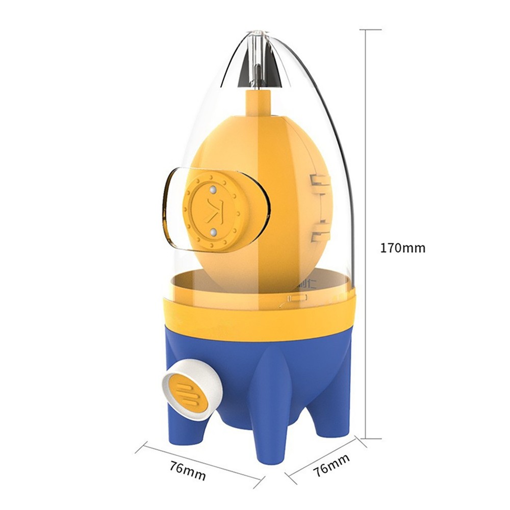 Egg Yolk White Mixer Scrambler Shaker Hand Pull Type Manual Blender Spinner