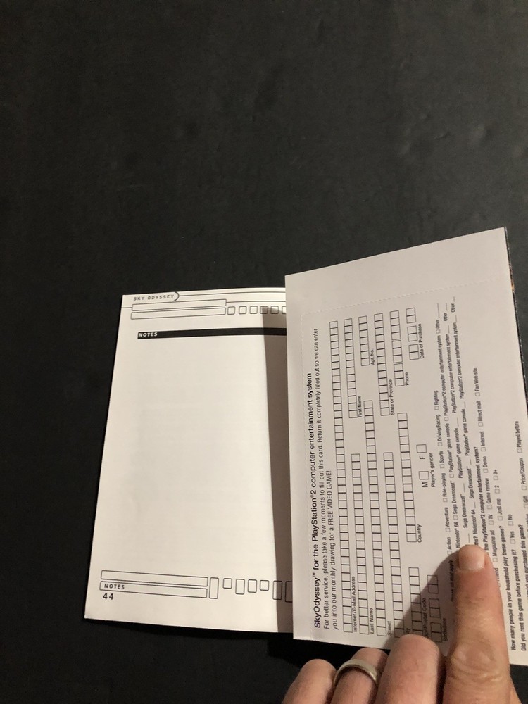 sky odyssey ps2 manual Only