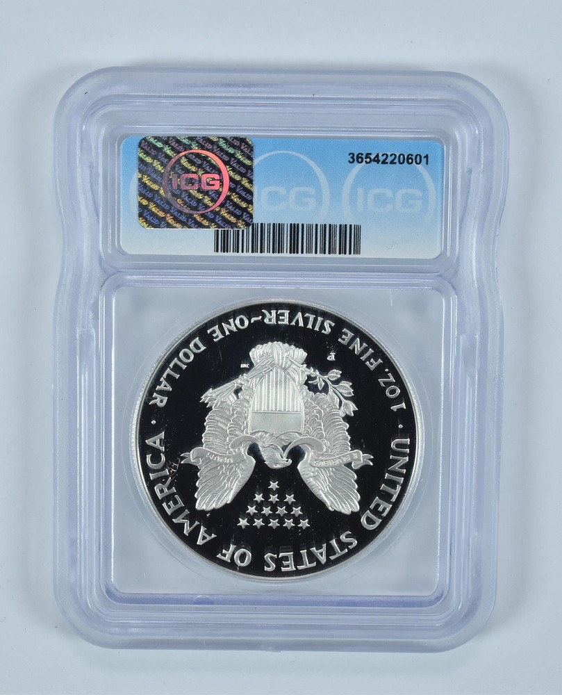 1995-P American Silver Eagle PR70 DCAM ICG
