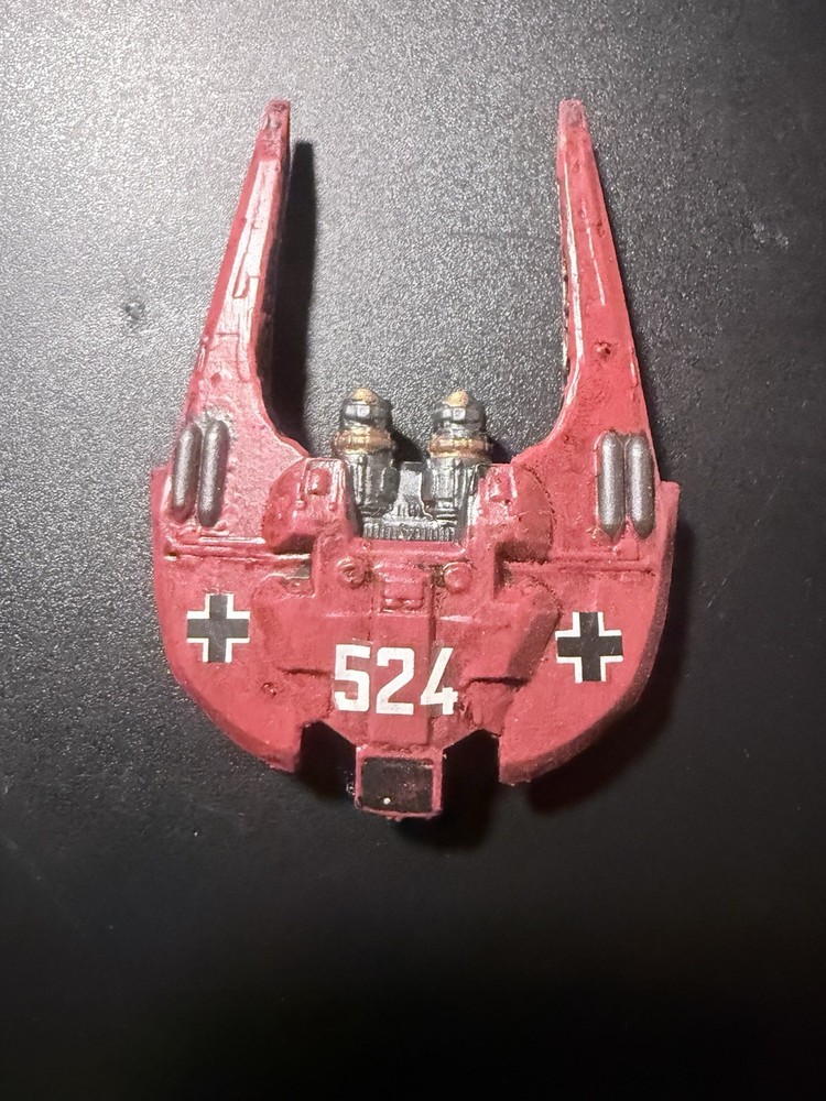 German Space Fighter Fast Attack Fighter 3-D printed resin Home designed