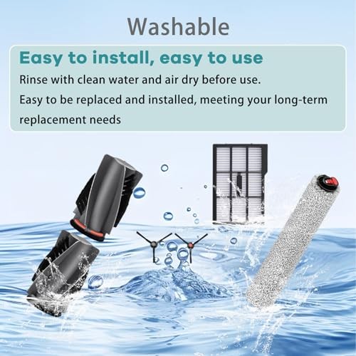 17 Pack Replacement Kits for eufy E25 Omni / Robot Vacuum Cleaner, E28 Omni