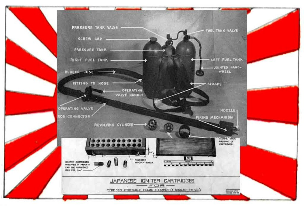 JAPANESE FLAME THROWER PYROTECHNICS WW 2 CD MANUAL AND INTELLIGENCE REPORT