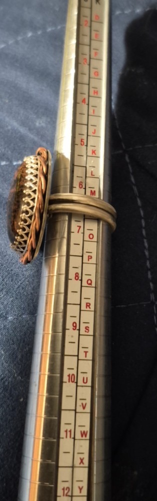 Stunning Artisan-Crafted Mahogany Obsidian Statement Ring