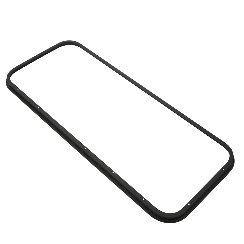 Window Teardrop Horizontal Sliding Replacement Glass Window 42 X 22 Inch RV