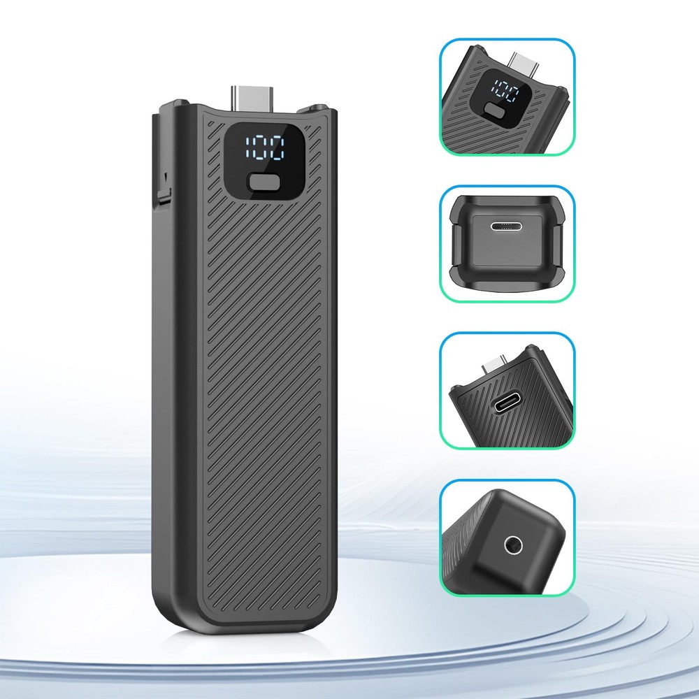 Battery Handle with Digital Display Compatible with DJI Osmo Pocket 3 Creator...