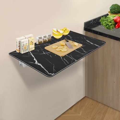 Black Folding Wall Desk, Wall-mounted Folding Table, Wall Mounted Folding Table