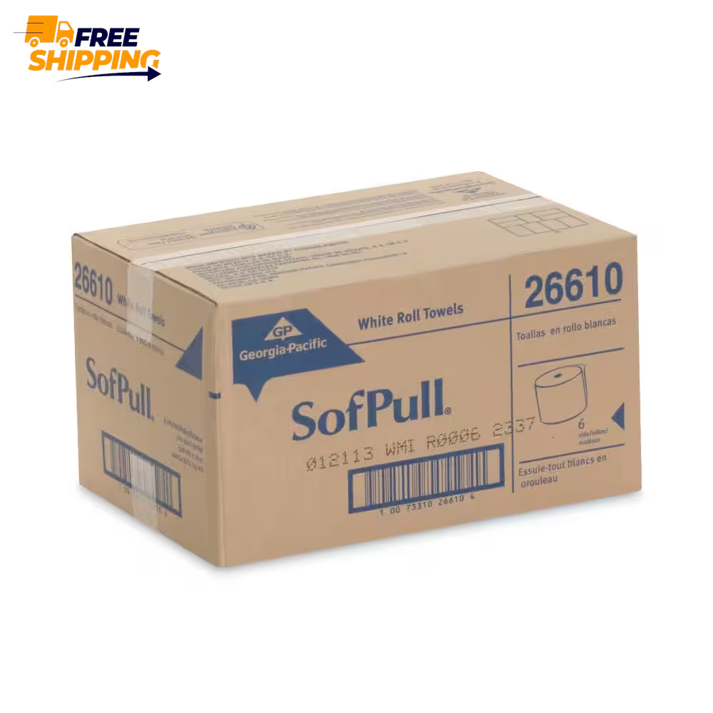 SofPull 9” Paper Towel Roll by GP PRO (Georgia-Pacific), White, 26610, 400