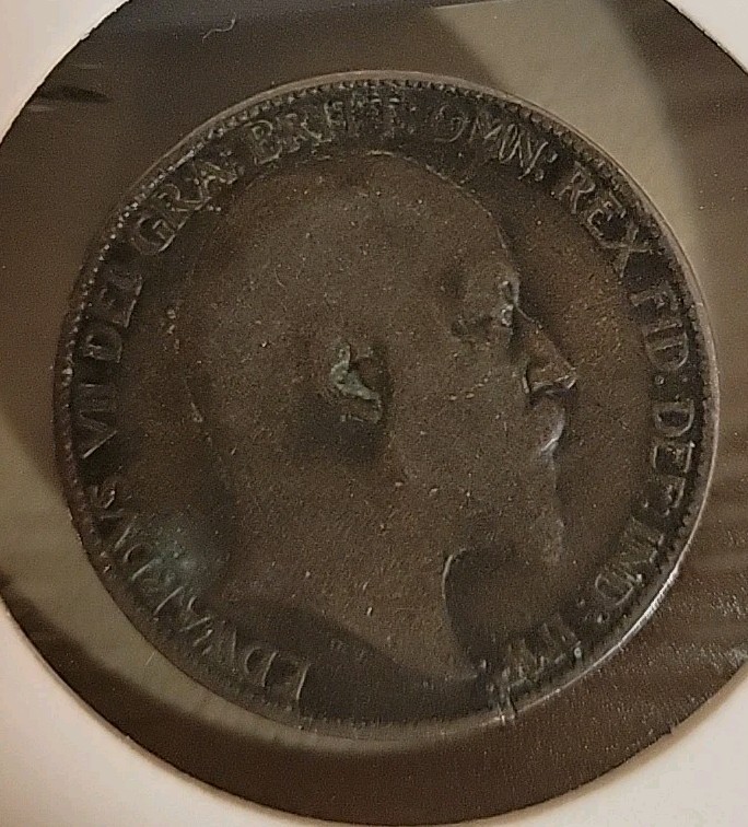 1908 Great Britain Half Penny