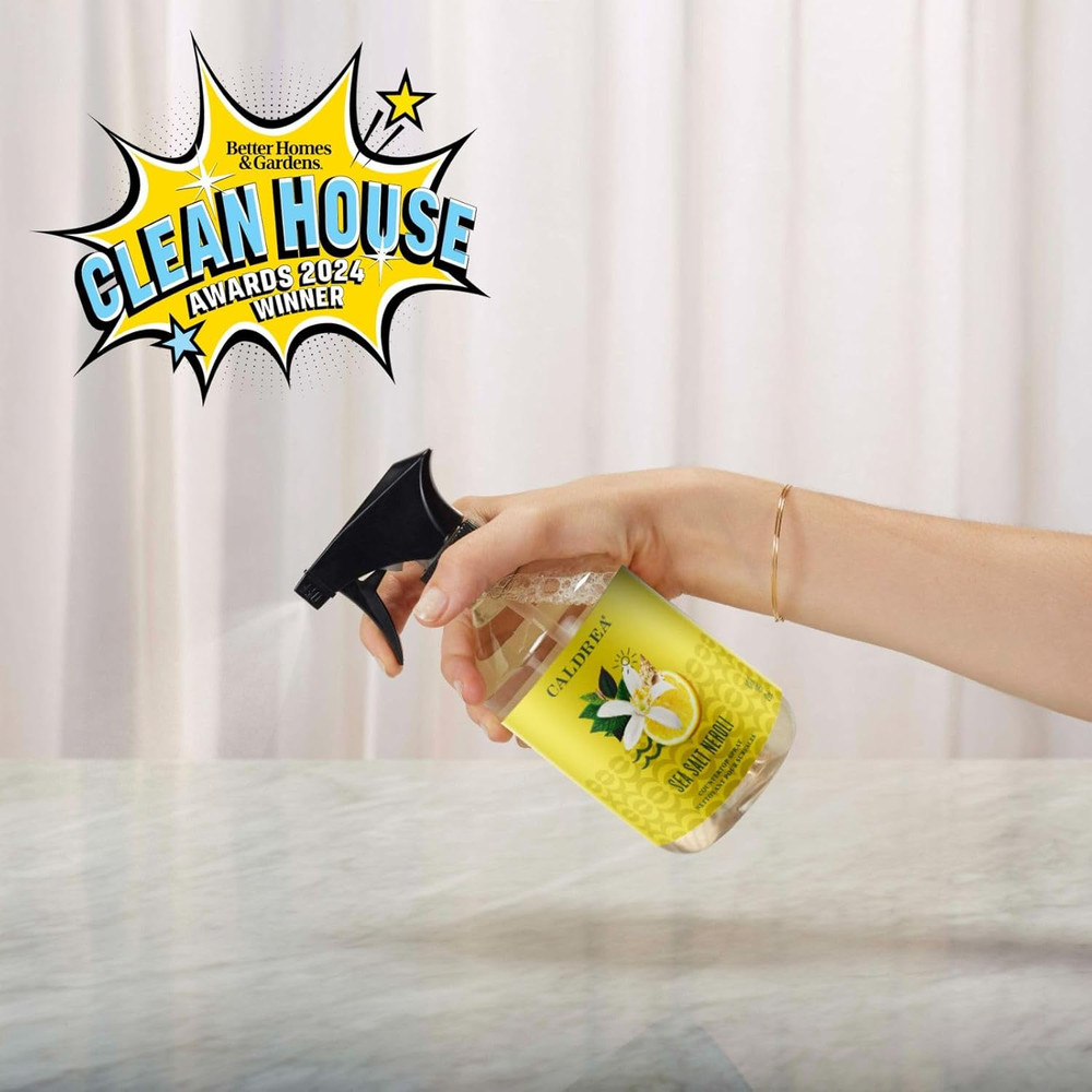 Caldrea Multi-Surface Countertop Spray Cleaner, Made with Vegetable Protein Extr