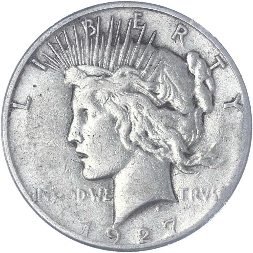 1927 S Peace Dollar Fine See Pics K096