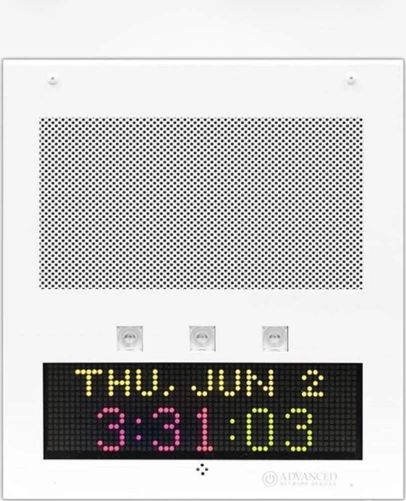 Advanced Network Devices IPSWD-RWB Surface Mount IP Speaker with LED Display