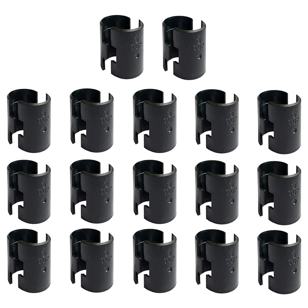 Wire Shelving Lock Clips 34 Pack Fits 1" Posts for Wire Shelving Systems