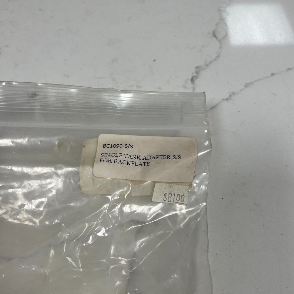 Dive Rite Single Tank Adapter S/S For Backplate