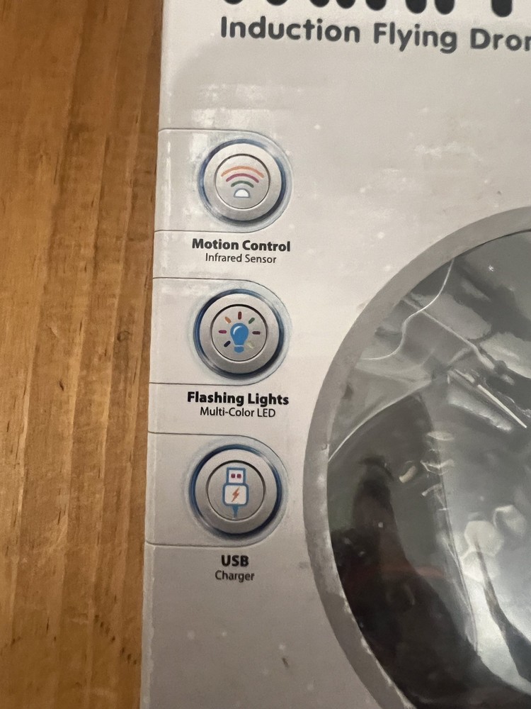 MINI FLYER INDUCTION FLYING DRONE RTF USB CHARGE MULTI COLOR MOTION CONTROL TOY