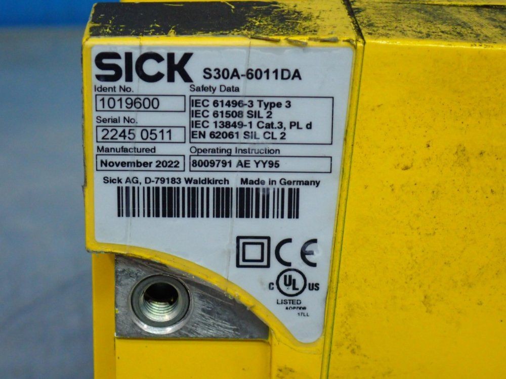 SICK S30A-6011DA SENSOR 02260560045