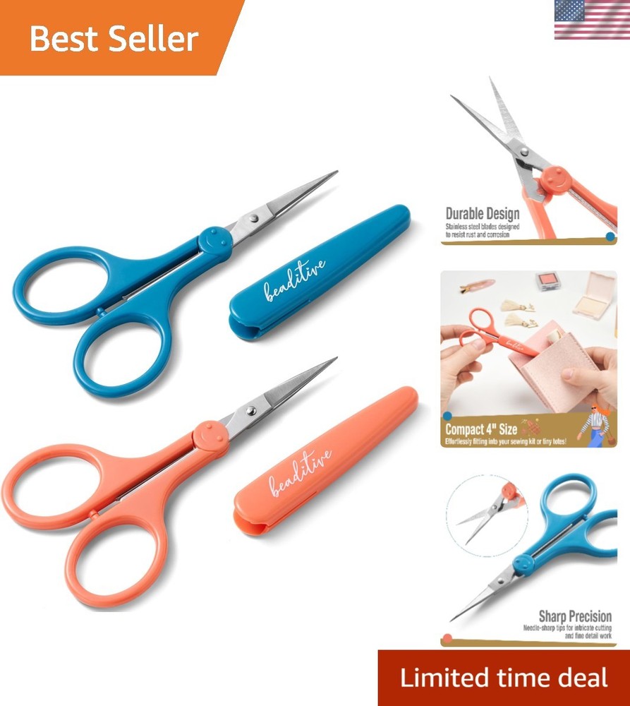 High Precision Detail Scissors Set 2-Pc Sharp, Fine Tips | Paper Cutting, Scrapb