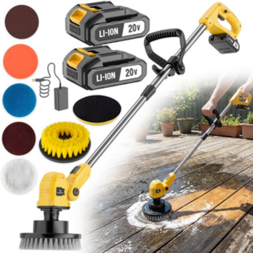 20V wireless multifunctional cleaning brush set
