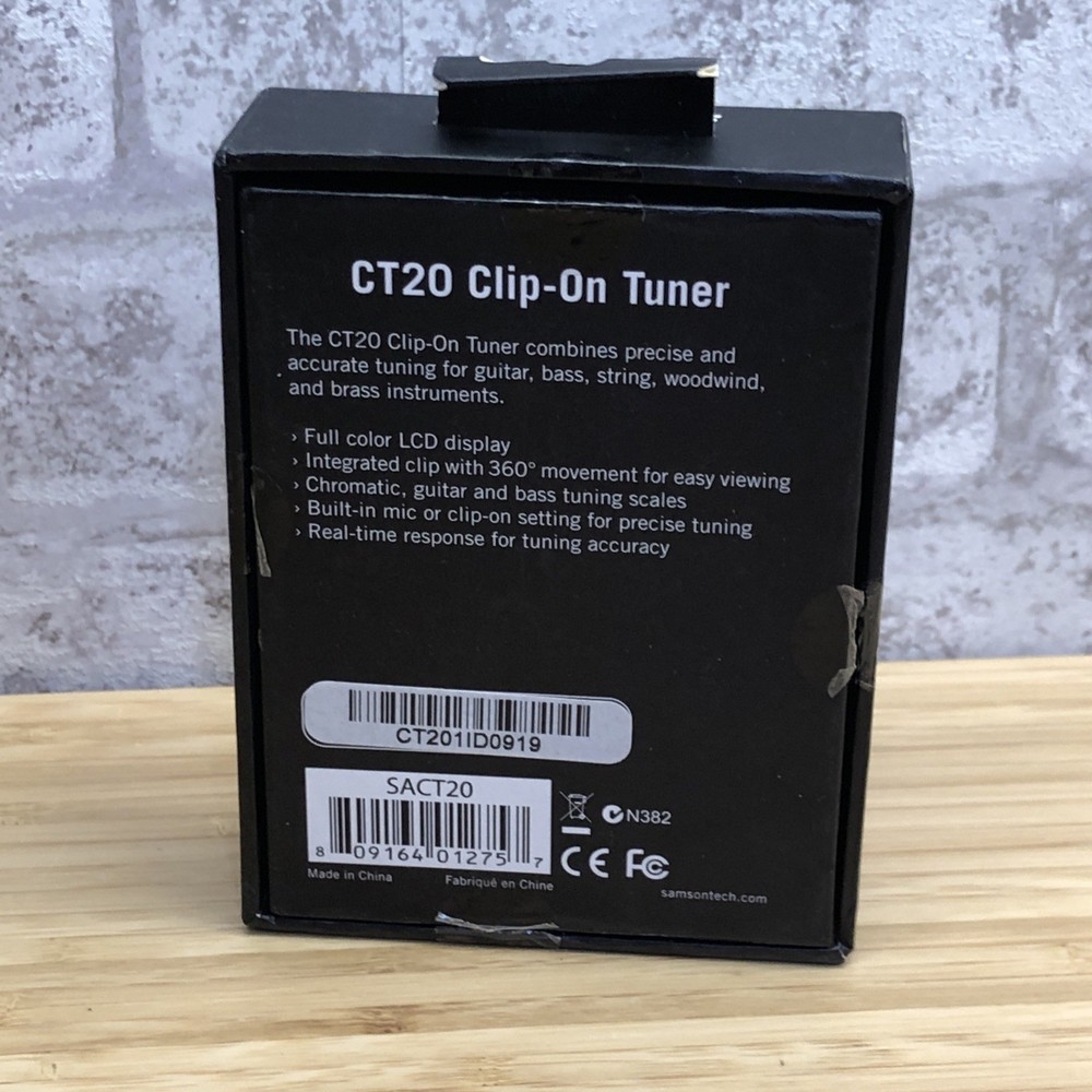 Samson CT20 Clip On Guitar Tuner