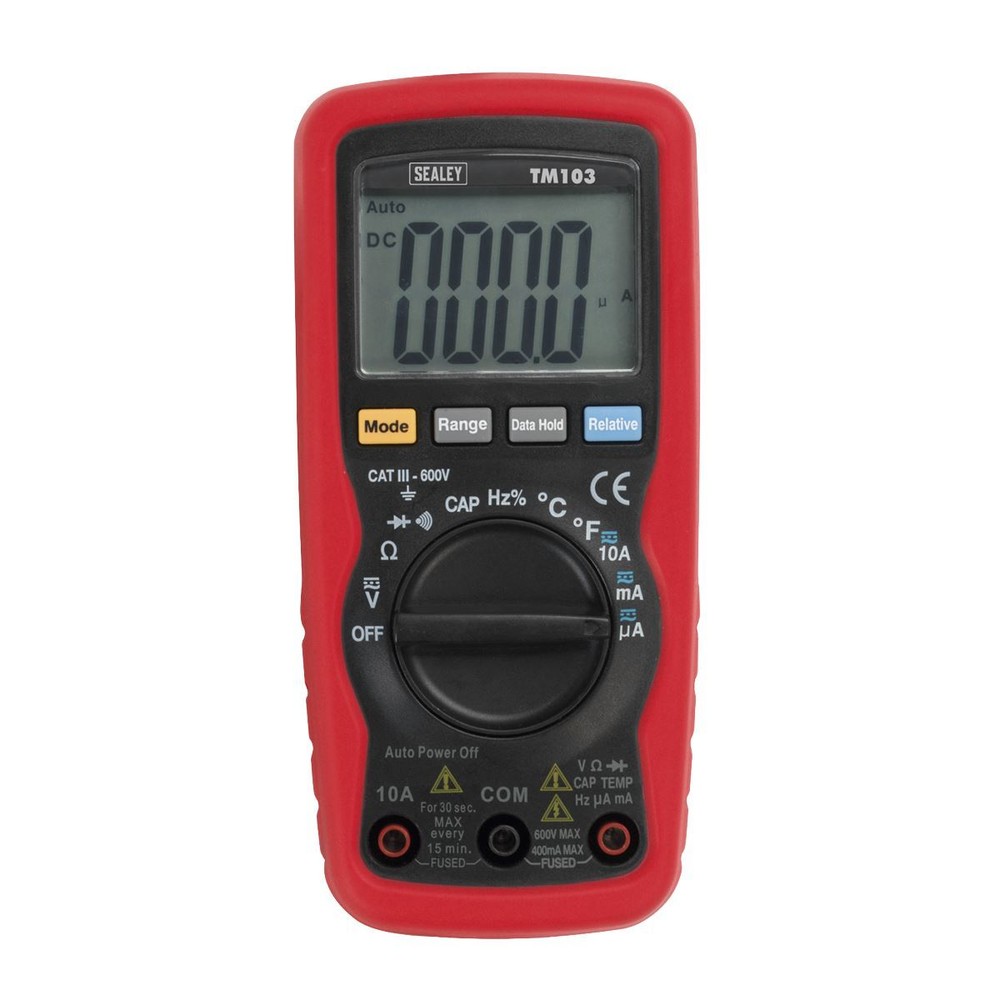 Sealey TM103 Professional Auto-Ranging Digital Multimeter - 11 Function