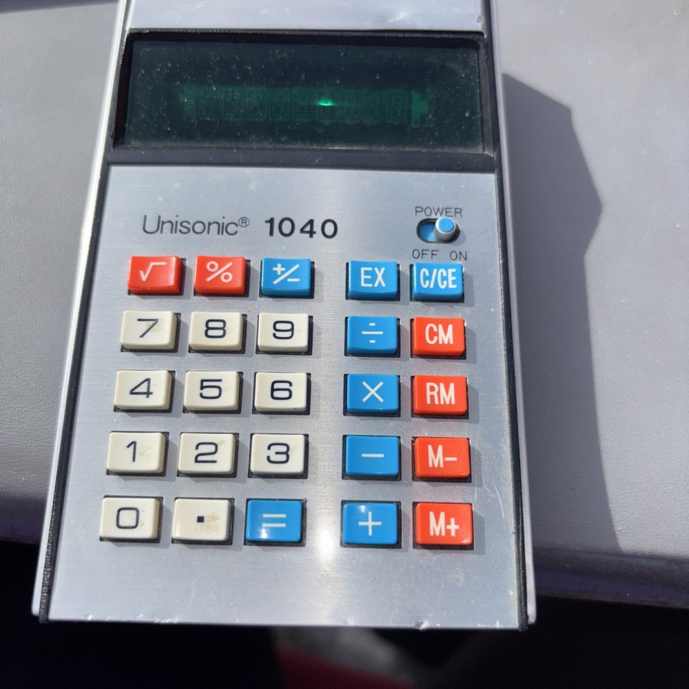 Vintage Unisonic 1040 Pocketable Calculator MINT