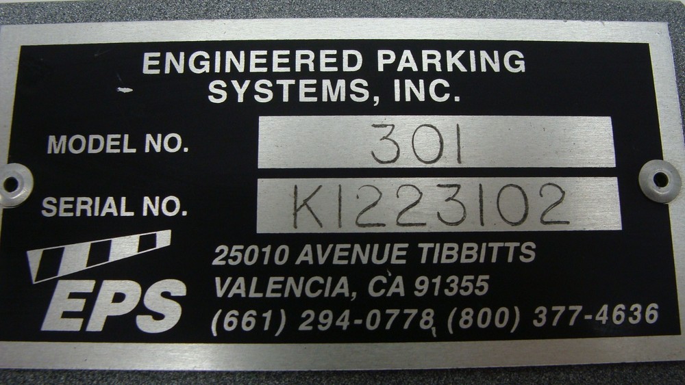 EPS 301 Engineered Parking Systems Control Board Power Barrier Gate Operator