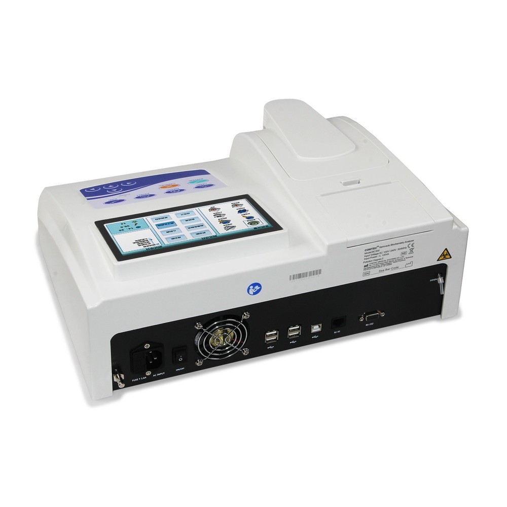 Touch Screen Semi-auto Biochemistry Blood Analyzer Multi-Parameter