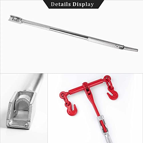 Iweshal Winch Bar Combination Winch Bars with Square Head for 1 Pack Silver