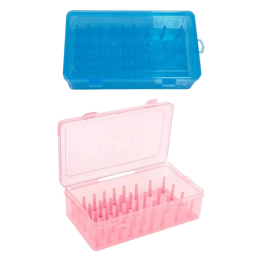Embroidery Thread Spools Storage Box Container 42 Spools Tray Portable Space
