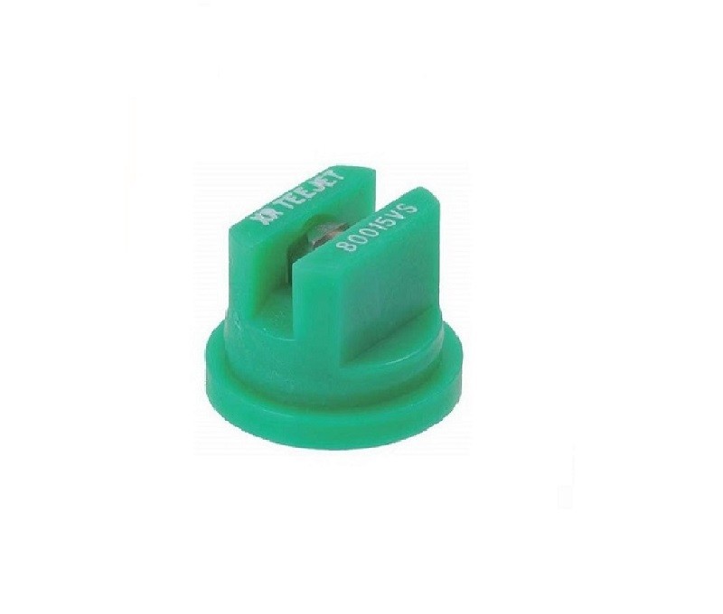Pack of 25 - TeeJet Extended Range Flat Spray Tips Green 80° Poly w/ SS Insert