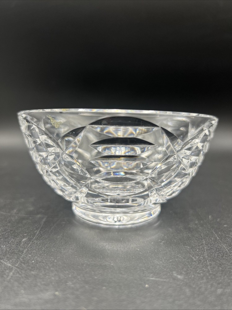 Vintage Sculptured Crystal Ltd Sugar & Cream Set