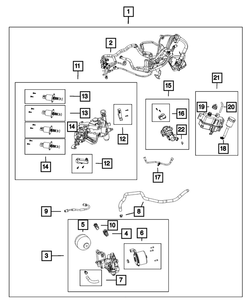 Genuine Mopar Position Sensor 68361758AA