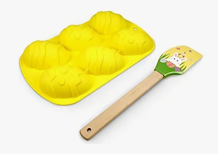 Handstand Kitchen Spring Fling 2 Piece Easter Baking Set with Flexible Baking...