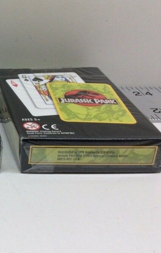 Original Jurassic Park 54 Playing Cards Universal Studios