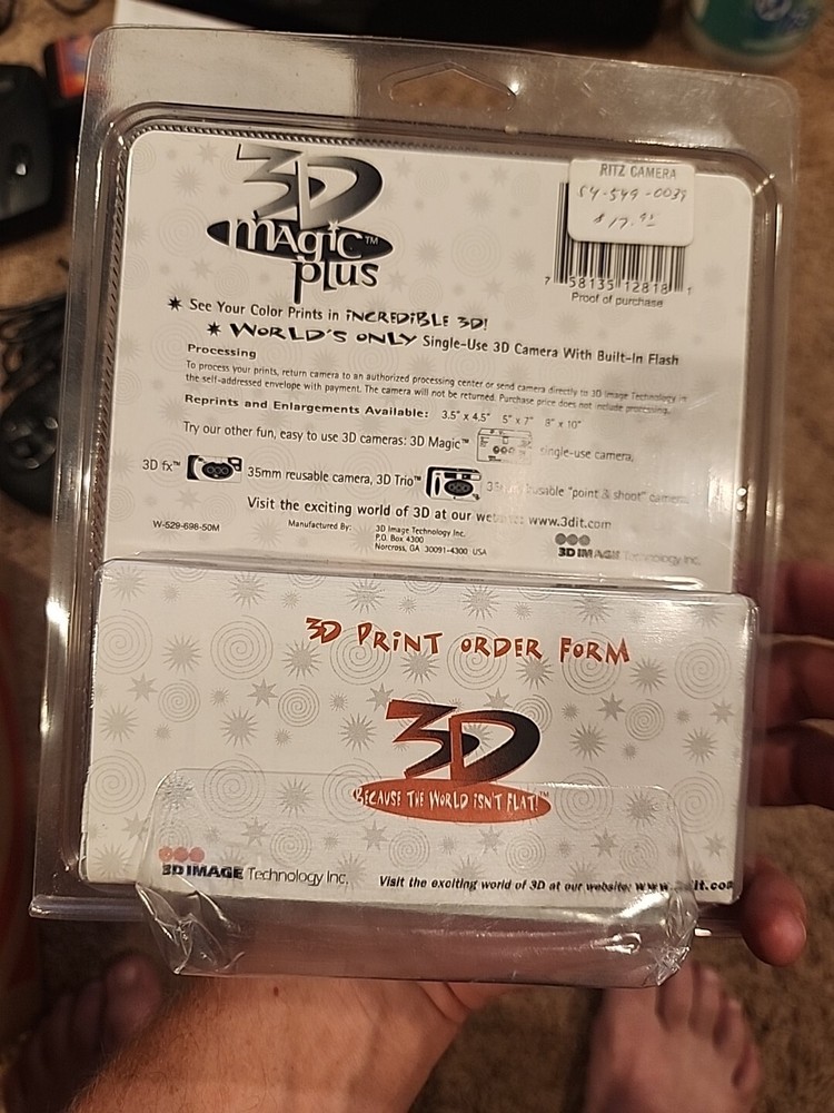 3D Magic Plus Sealed Camera Because World Isnt Flat Imaging Systems New In Pack