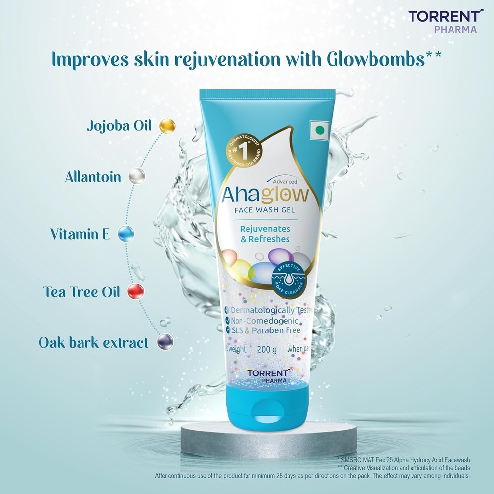 AHAGLOW FACE WASH 200GM