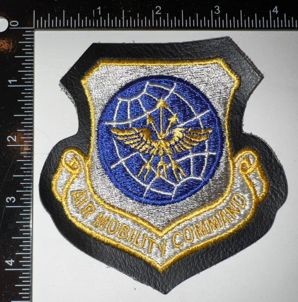 USAF US Air Force Mobility Command Leather Edge A-2 Jacket Patch