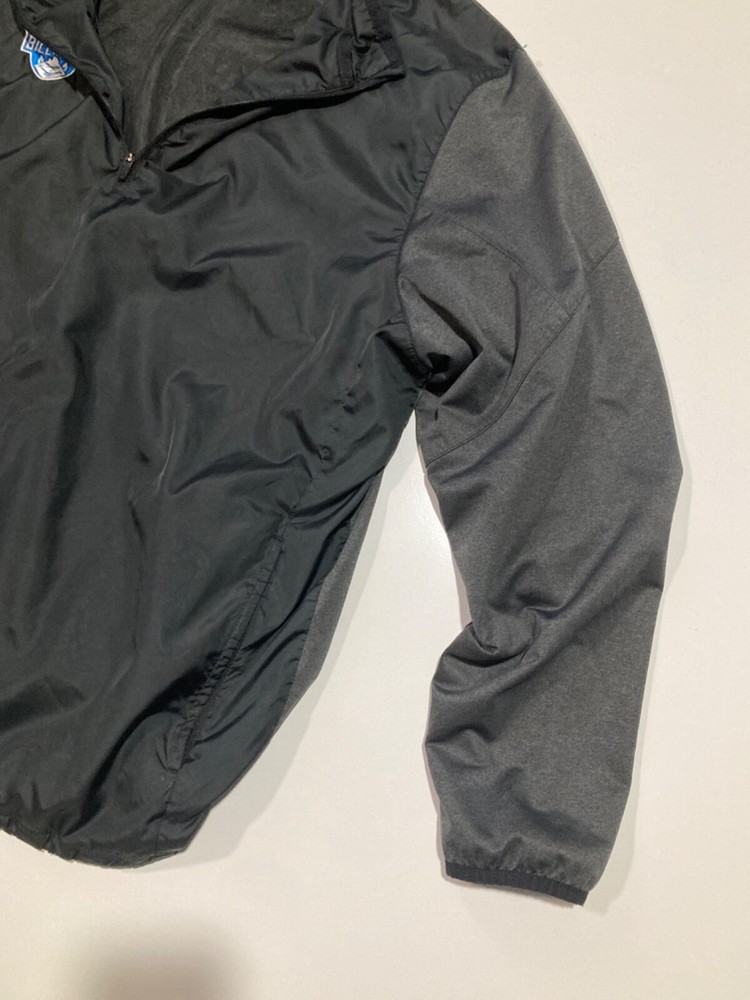 Billikens Nike Golf Wind Pullover size L Black 1/4 Zip Poly Pockets