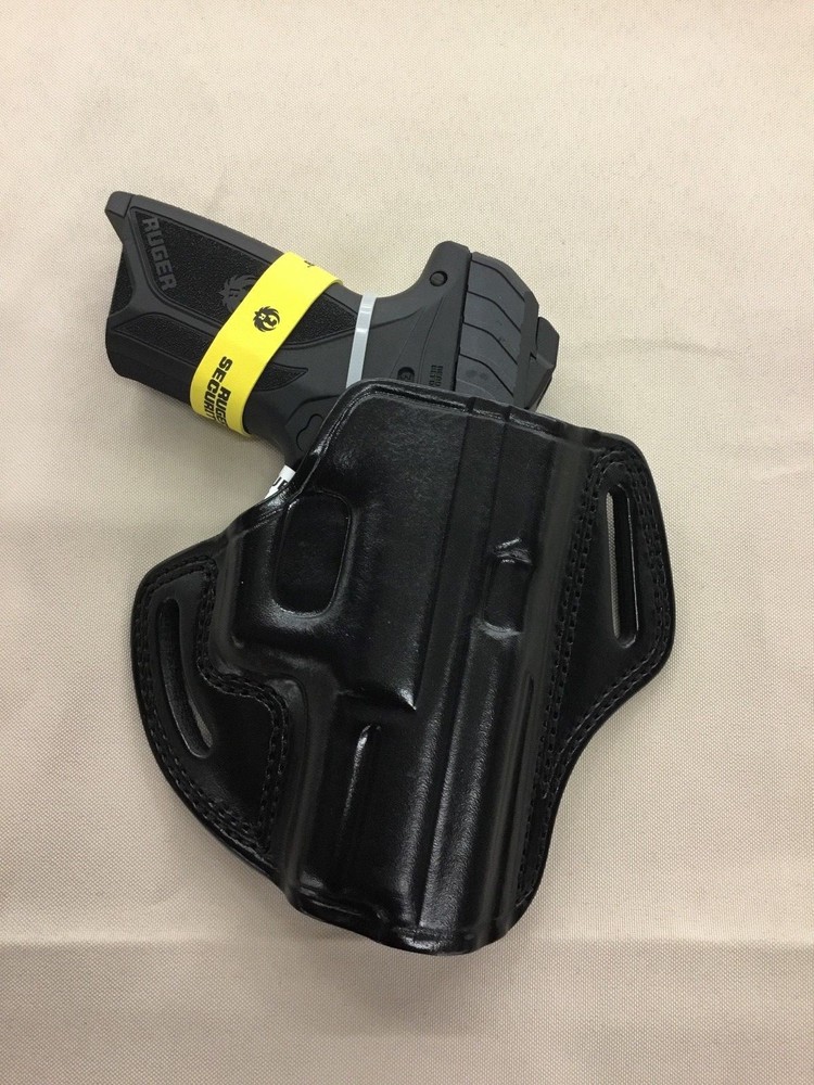 Leather Belt Holster - RUGER Security 9 - (# 6640)