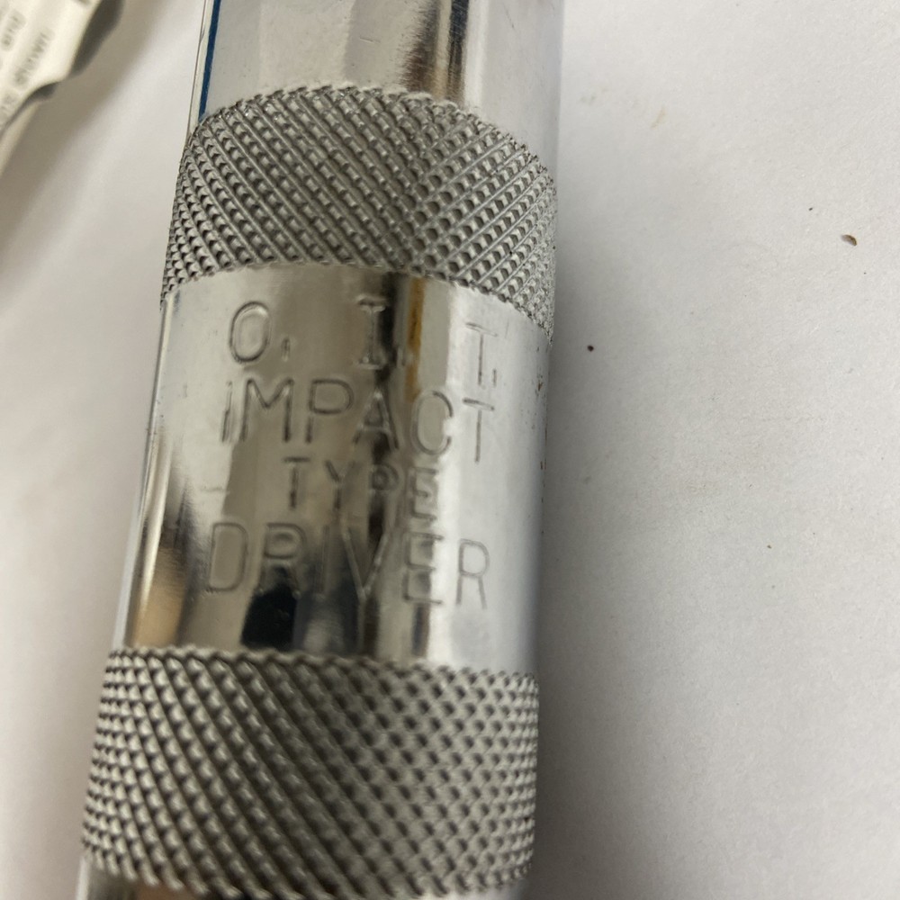 Vintage Omaha Industrial Tool Impact Driver, Case And Box. includes 3 bits