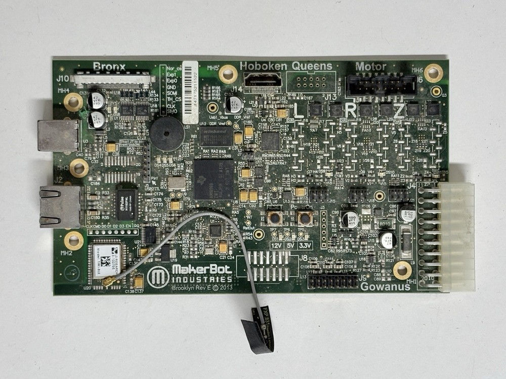 Makerbot Z18 3D Printer Main Board Rev E.