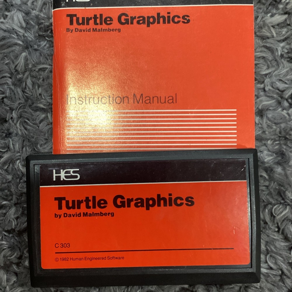 Turtle Graphics Game And Instruction Manual Commodore Untested