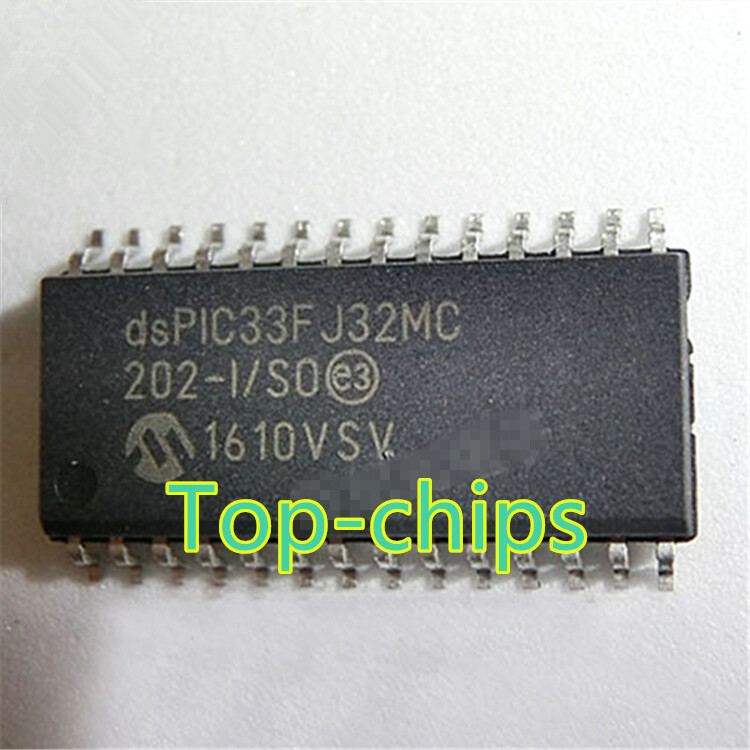 10pcs DSPIC33FJ32MC202-I/SO Microcontroller 16-Bit 40 MIPs 32KB (32K x 8)    new