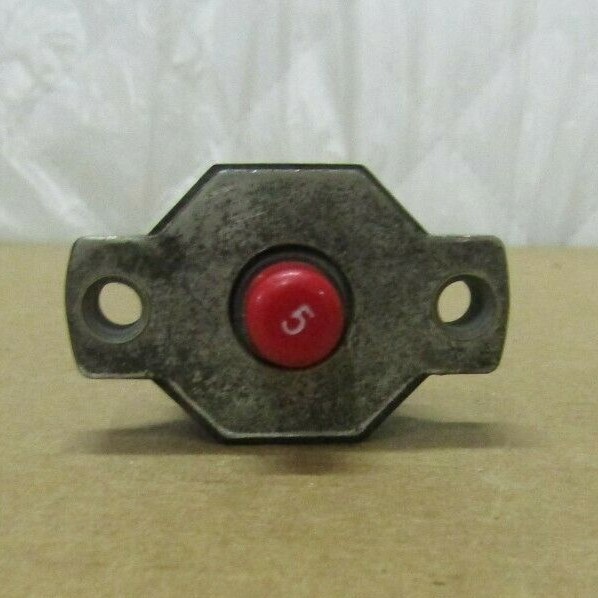GRADY WHITE 5amp PUSH/RESET BUTTON CURCUIT BREAKER *OEM* NEW/OLD INVENTORY