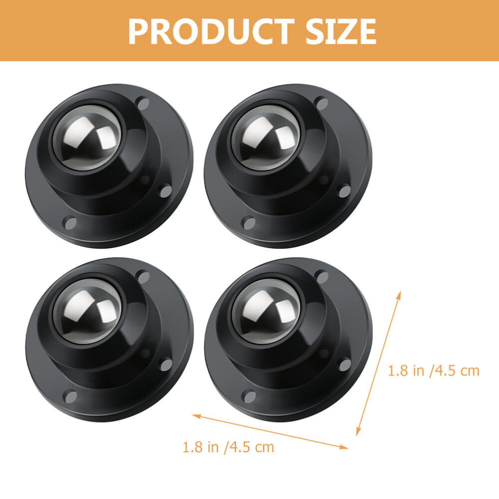 4pcs Storage Bin Wheels Swivel Caster Wheels Small Caster Wheels