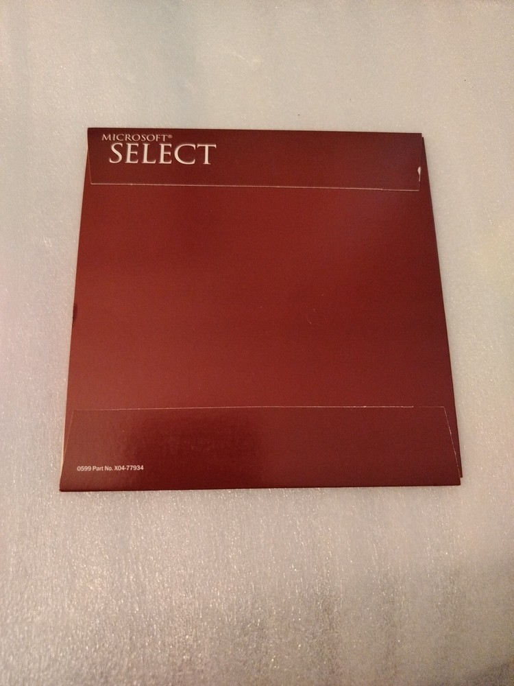 Microsoft Select System Pool (Burgundy) April 2000 Release